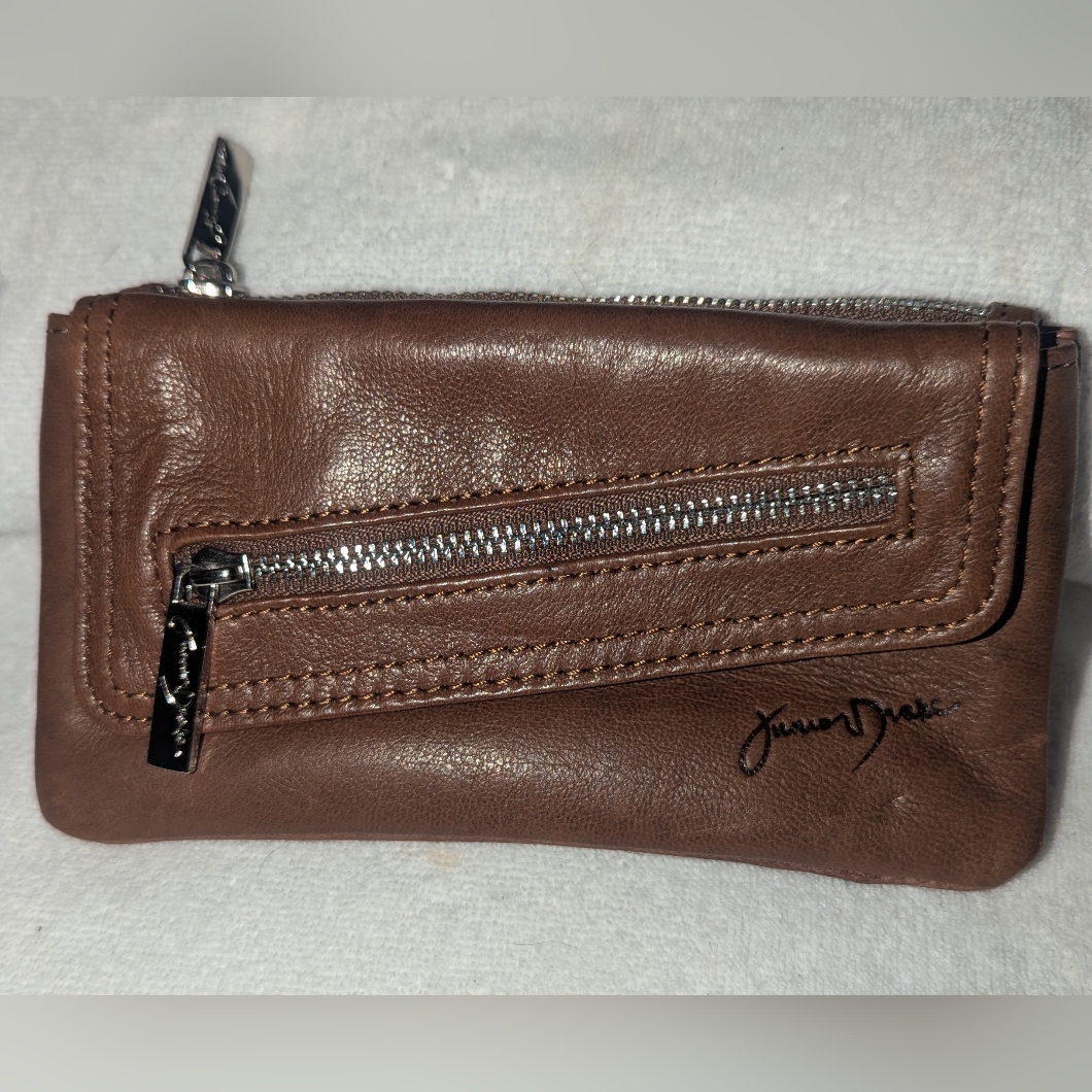 Junior Drake Brown Leather Wallet.